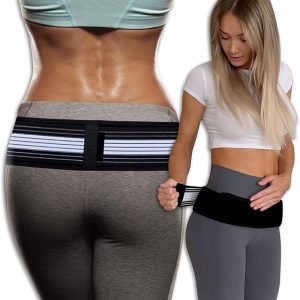 【Be worth】 109cm Universal Sacroiliac SI Joint Belt Minimalist Adjustable Non-Slip Pelvic Support Belts Comfortable Breathable Tailbone Protector Belt Bangladesh (New)