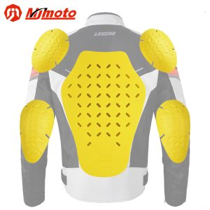 【Special Promotion】 5PCS/Set Motorcycle Jacket Protectors Motorcycle Elbow Pads Shoulder Pads Moto Riding Protective Inside Gear Back Pads Bangladesh (New)