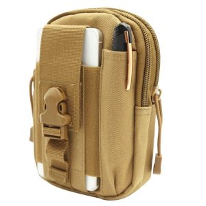 【Exclusive Discount】 Tactical Outdoor Bag Belt Pack Molle Pouch Fanny Phone Pocket Sport Running Bags Bangladesh (New)