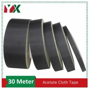 YX 30Meter Adhesive Insulation Acetate Cloth Tape Sticky For PC, Motor Wire Wrap Fixed High Temperature Insulation Adhesive Tape Bangladesh (New)