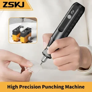 Zten Handheld Drill Tool Mini Wireless Electric Drill Rechargeable Polishing Machine Woodworking Drilling Drill Carving Tool Bangladesh (New)