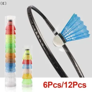 〔E〕6/12 PcsSet Colorful Badminton Foam Ball Colored Plastic For Sport Games Kids Training Shuttlecock Toy Ball〔Winter5〕 Bangladesh (New)