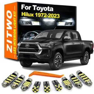 ZITWO For Toyota Hilux MK5 MK6 MK7 MK8 1972- 2018 2019 2020 2021 2022 2023 LED Interior Light License Plate Lamp Kit Accessories Bangladesh (New)