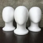 1 Pc Model Heads White Foam Wig Stand for Wigs Mannequin Head for Wig Hair Wig&Hat Holder for Style Model And Display Hair Bangladesh (New)