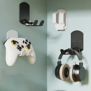 。Easy Install Required For Gaming Headset Bracket Wall Mounted Game Controller Bracket Base Controller Storage Rack No Punching Bangladesh (New)