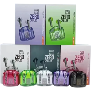 YX19 Wireless Bluetooth Headset Transparent Model Half In-ear Mini TWS Bluetooth Headset Non-Brand Bangladesh (New)