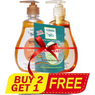 Yusera Hand Wash 300 ml Mango Plus Orange (Buy 2 Get 1 Hand Wash Refill 170 ml Free) Yusera Bangladesh (New)
