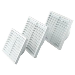 【User-friendly】 1Pcs New Wall Ceiling Grille Air Outlet Pipeline Ventilation Grilles Cover Fresh Air Exhaust Outlet Plastic White Outlet Bangladesh (New)