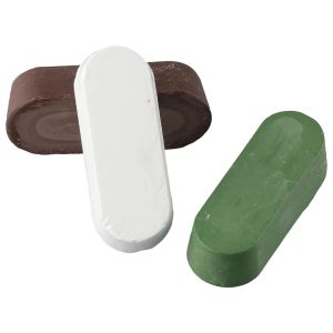 【Bestseller】 3Pcs Useful Green/White/Brown Polishing Cutting Compounds Fine/Medium/Coarse Total 3 Oz. Abrasive Wax Paste Buffing Compound Kit Metals Bangladesh (New)
