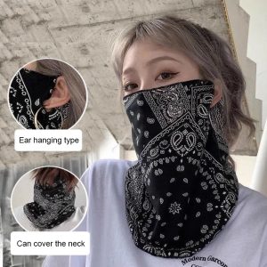 【Must-Have Gadgets】 Fashion Sunscreen For Men Women Summer Neck UV Protection Ear Scarf Hip Hop Outdoor Sports Cycling Bandana Scarfs Bangladesh (New)